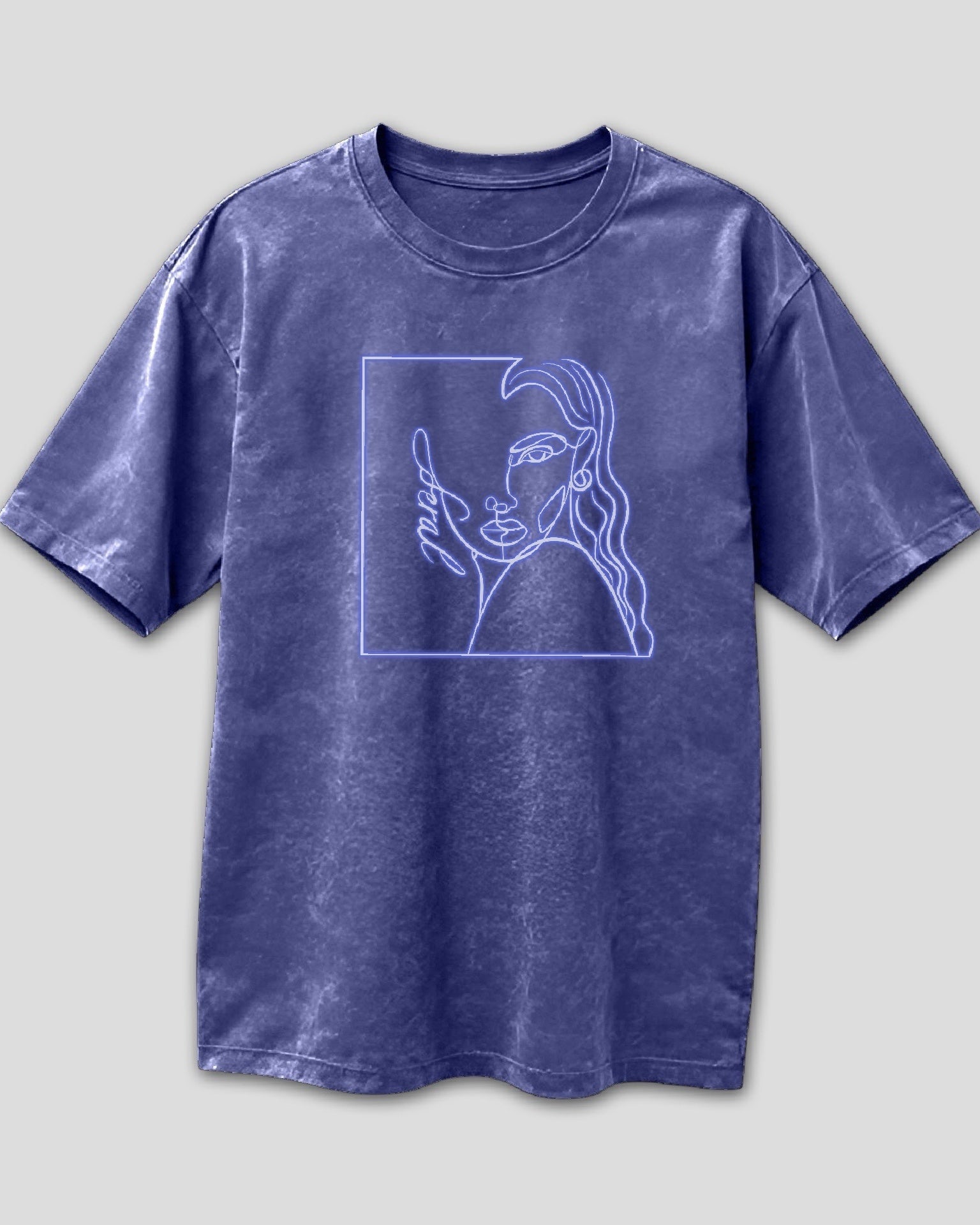 FERAL Heavyweight Vintage Wash Cotton T Shirt