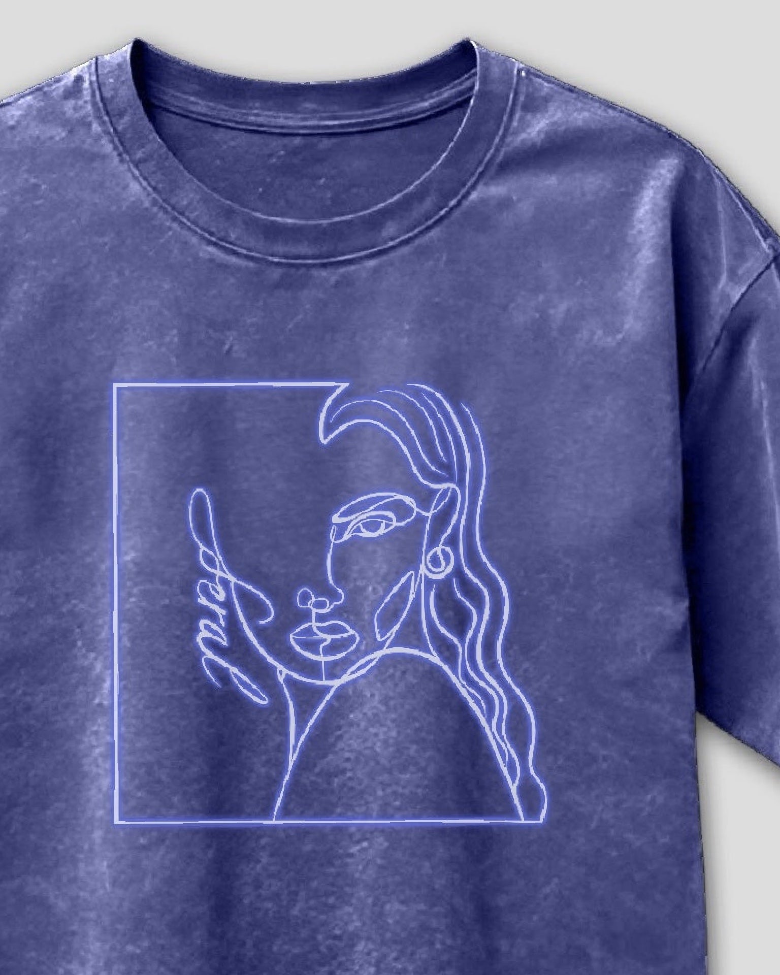 FERAL Heavyweight Vintage Wash Cotton T Shirt