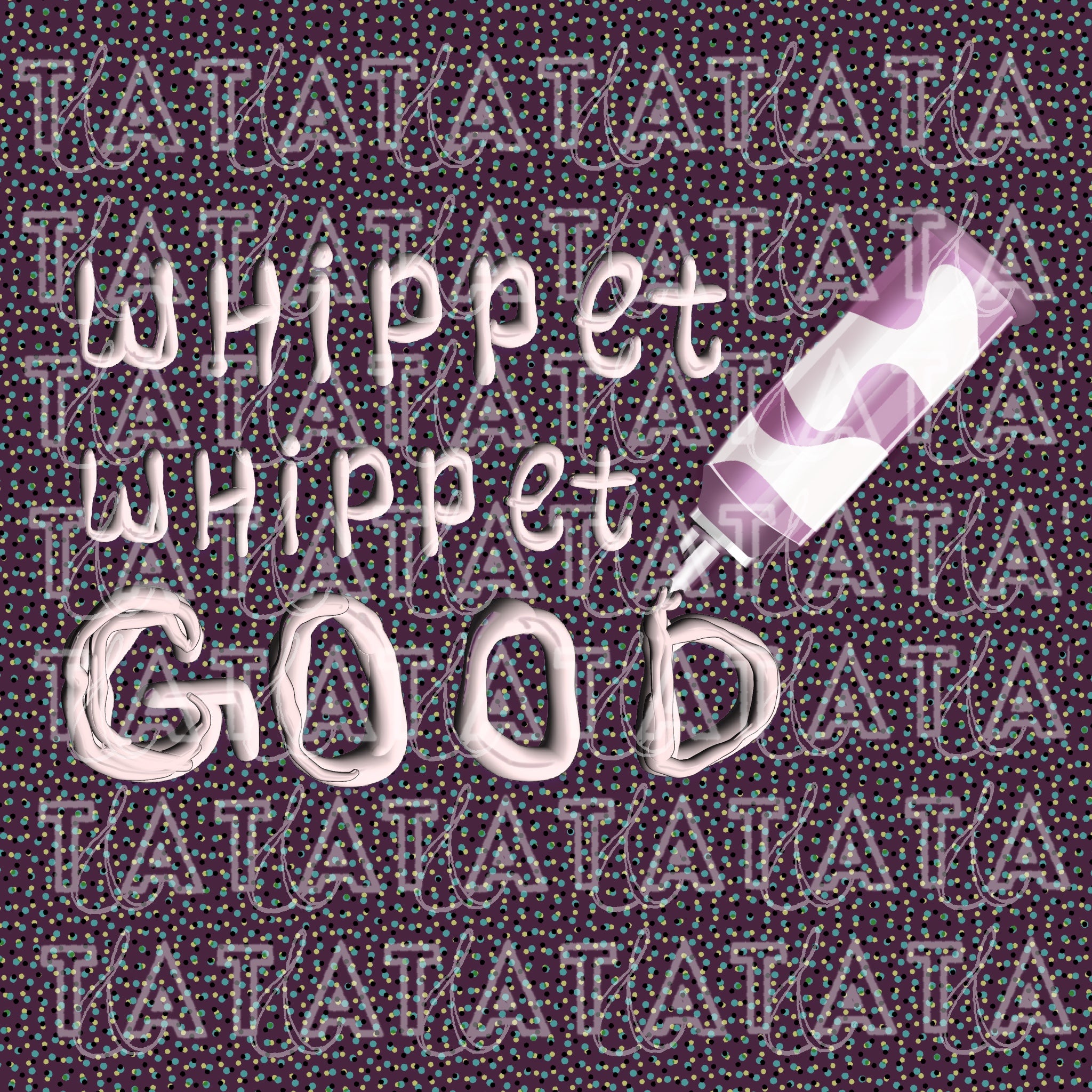 Whippet Good Rounded Hem Jersey Unisex Graphic T-Shirt