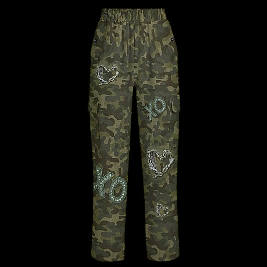 XO Olive Camo Women’s Cargo Pants