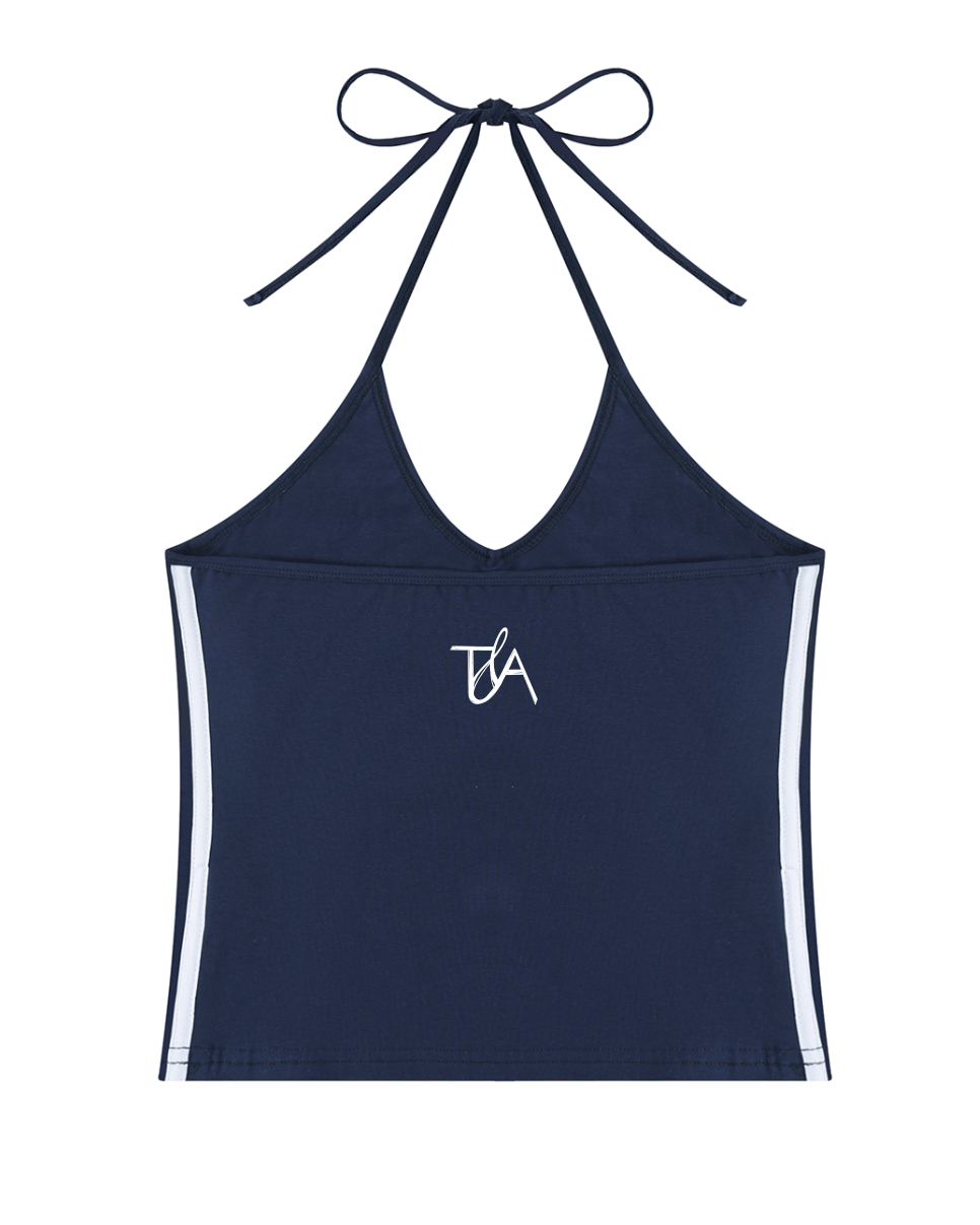 Good Girl Cotton Halter Tank Top