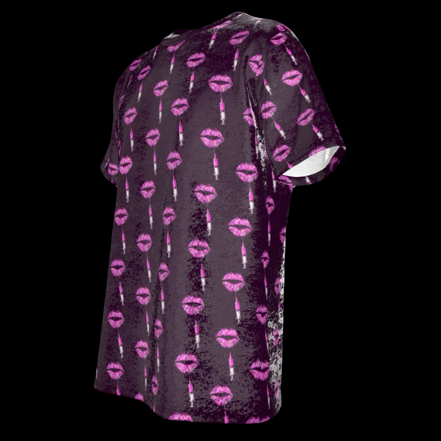 Pay to Pout Crushed Velvet Half Sleeve Shirt