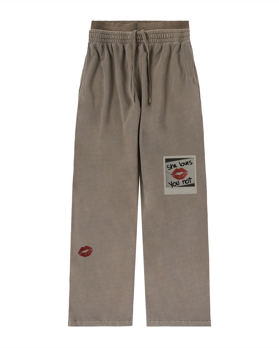 She Loves You Not Cotton Lounge Pants
