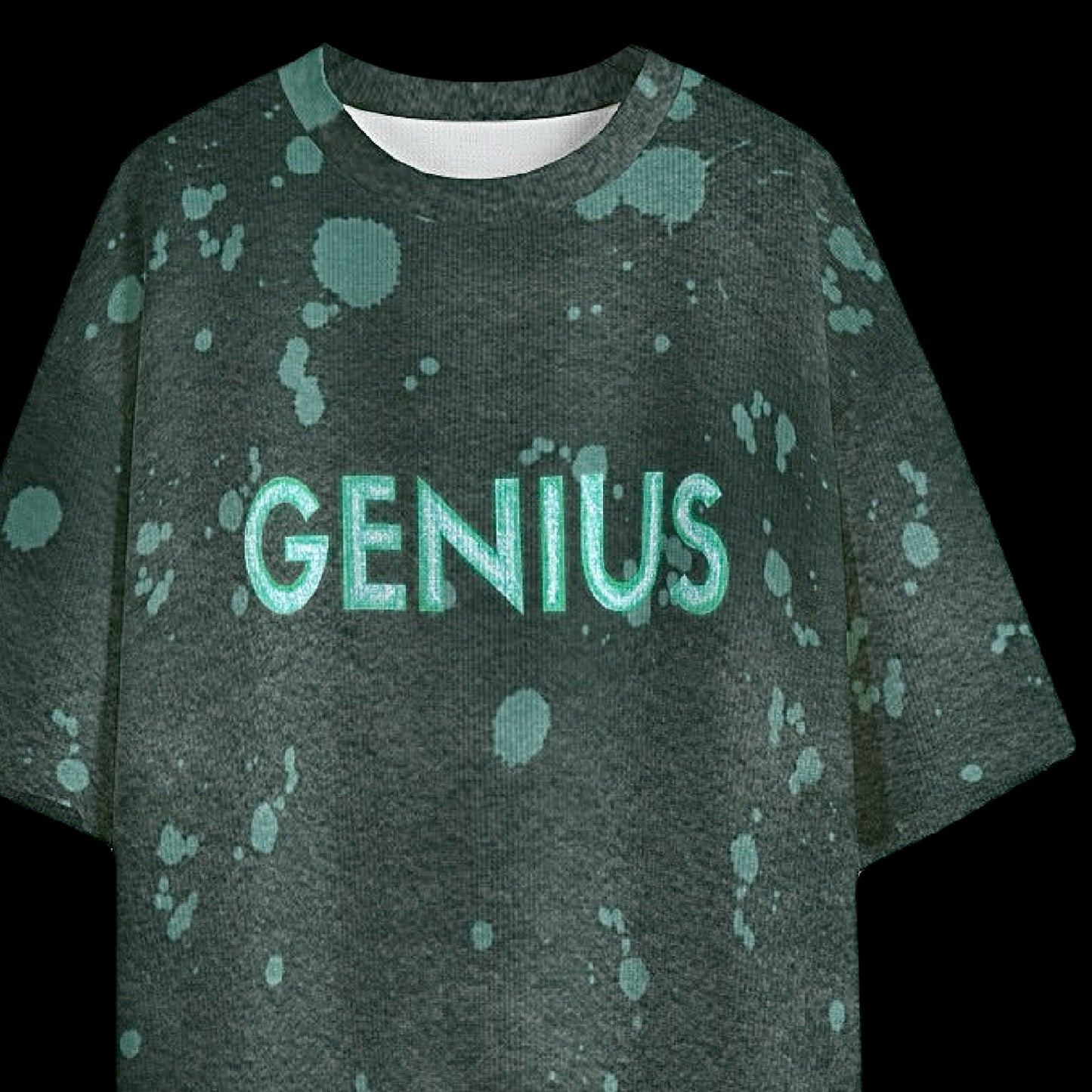 Genius Premium Drop Shoulder Sun Fade T Shirt