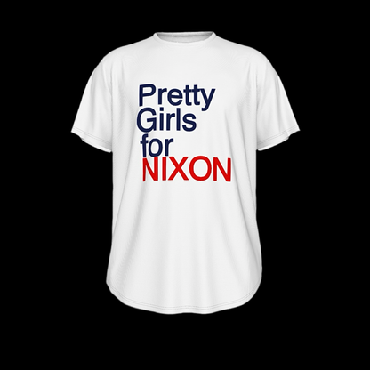 Pretty Girls For Nixon Round Hem Unisex T Shirt