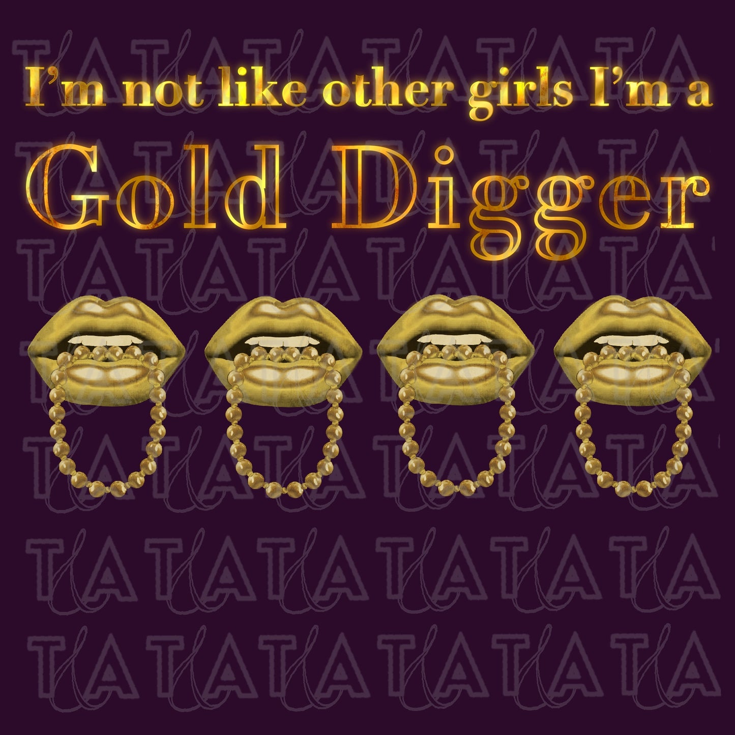 I'm Not Like Other Girls I'm A Gold Digger Long Sleeve Crop Top