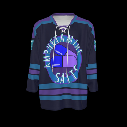 Amphetamine Salts Lace Up Unisex Hockey Jersey