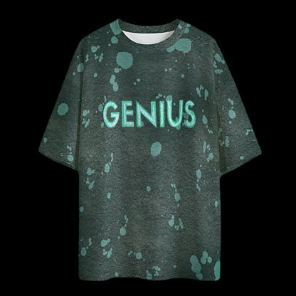 Genius Premium Drop Shoulder Sun Fade T Shirt