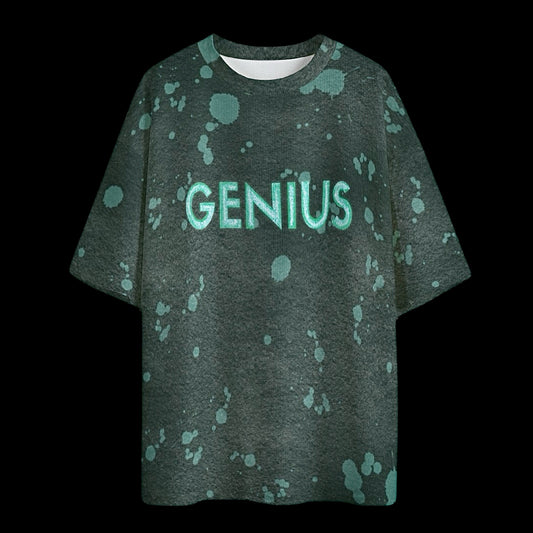 Genius Premium Drop Shoulder Sun Fade T Shirt