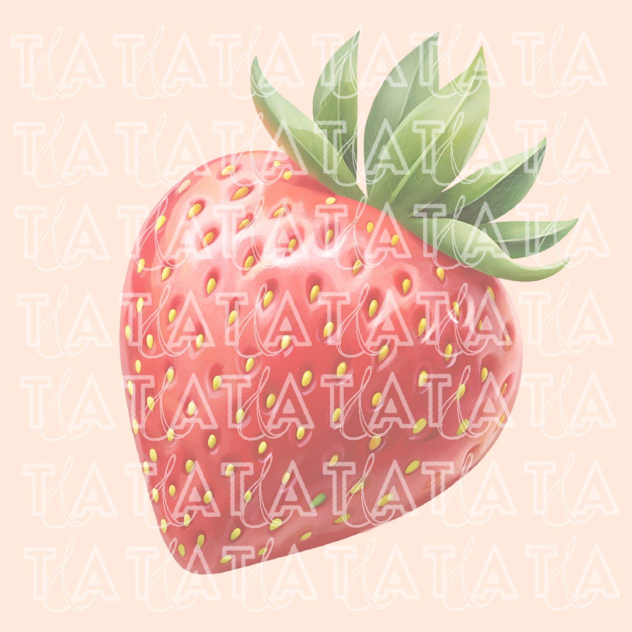 Strawberry Picnic Sheer Short Sleeve Crop Top - Taupe