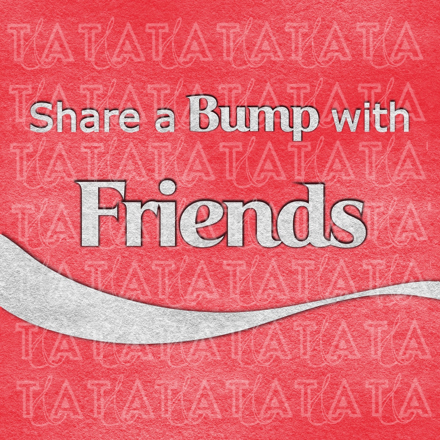 Share a Bump With Friends Faded Round Neck T-Shirt