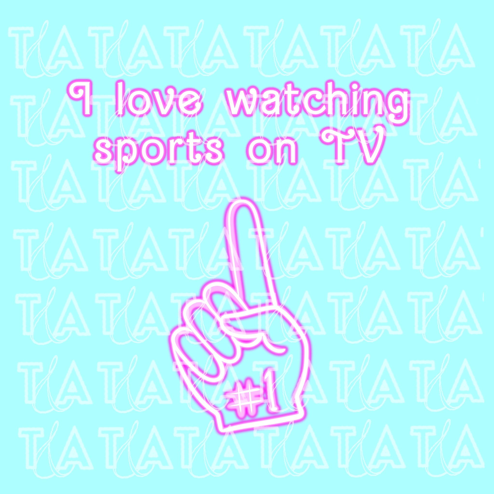 I Love Watching Sports On TV Raglan Sleeve Crop Baby Tee