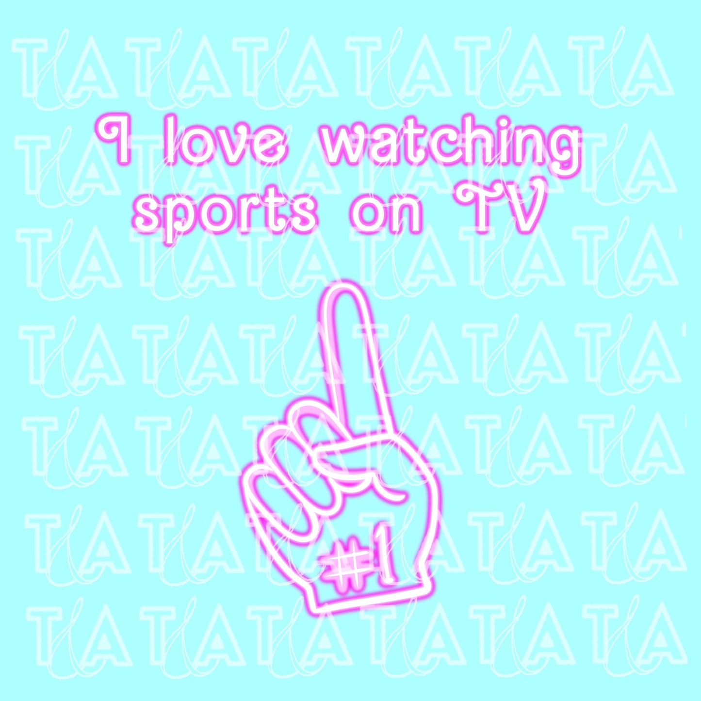 I Love Watching Sports On TV Raglan Sleeve Crop Baby Tee