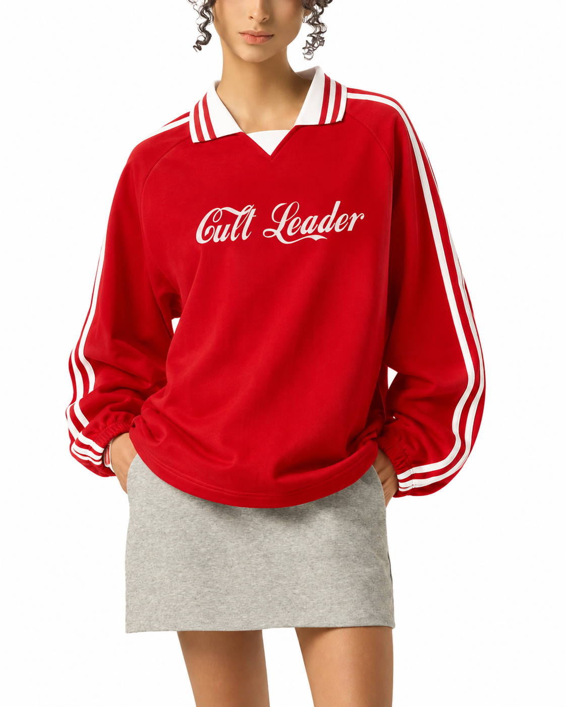 Cult Leader Cotton Collared Unisex Pullover