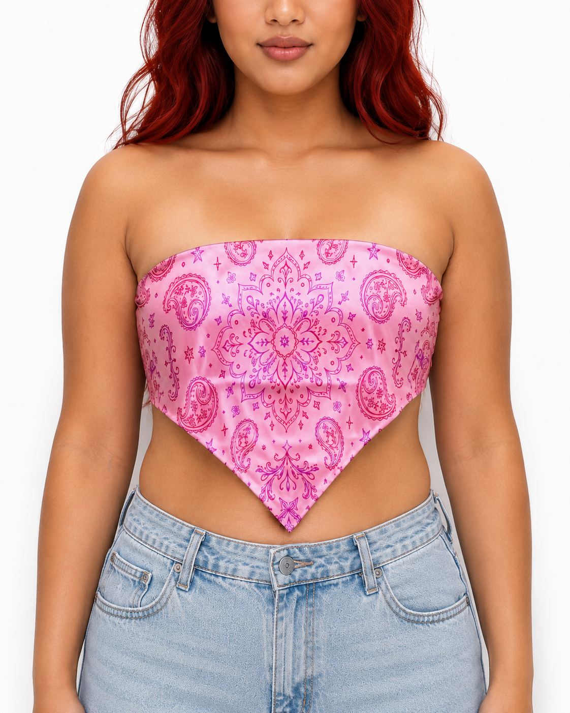 Lucky Bandit Bandana Scarf Top
