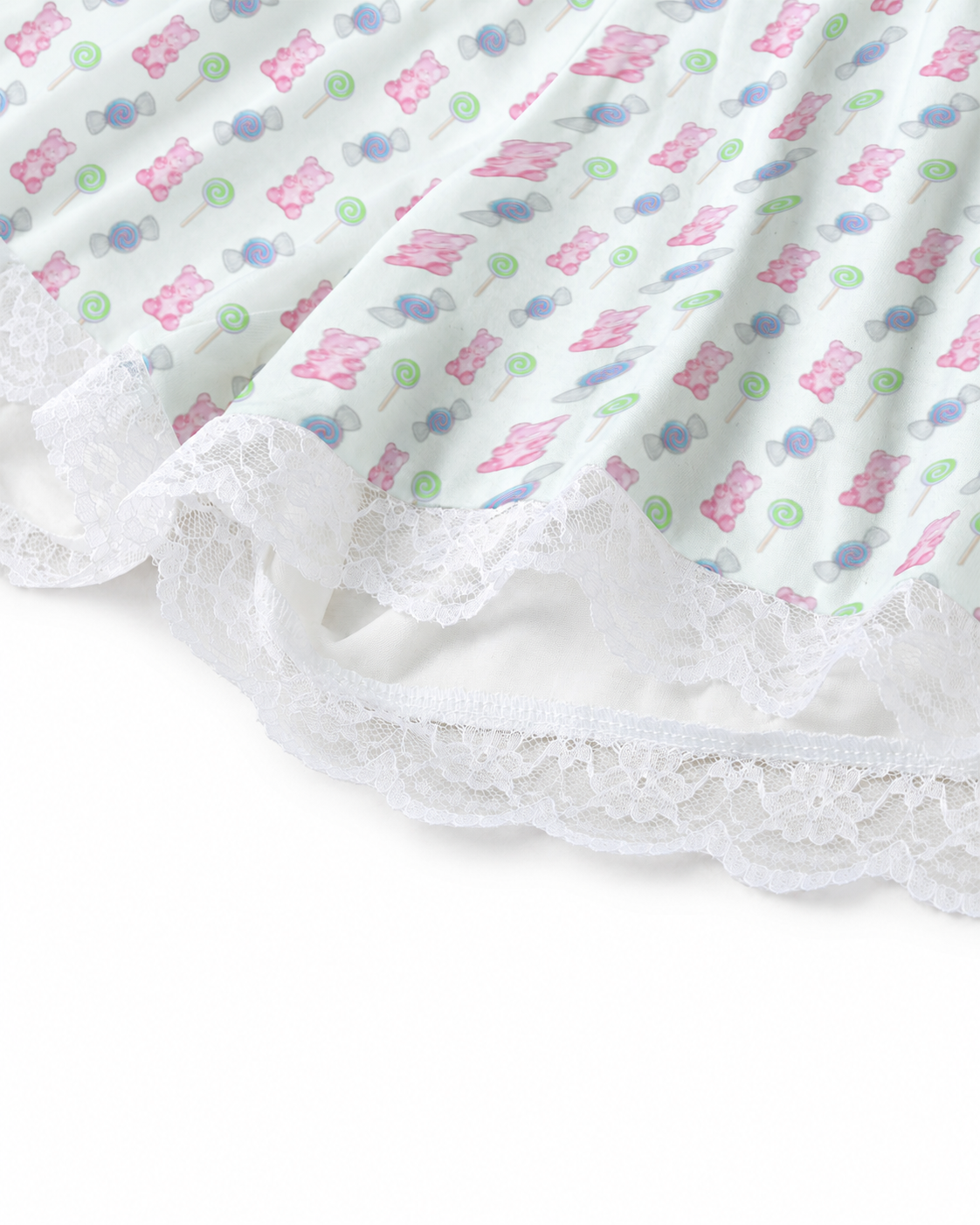 Sweet Tooth Lace Trimmed Cami and Shorts Lounge Set