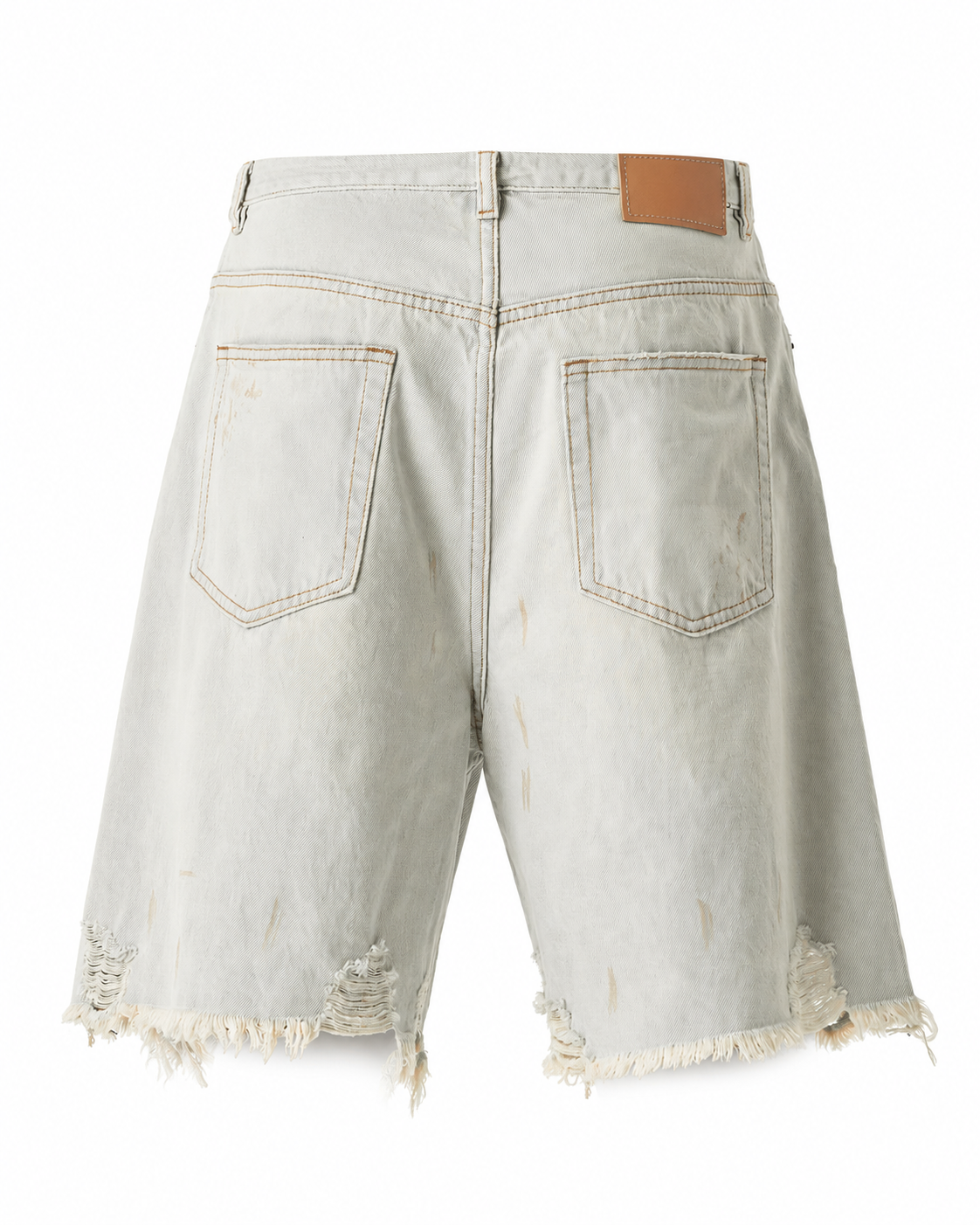 Lucky You Distressed Denim Shorts