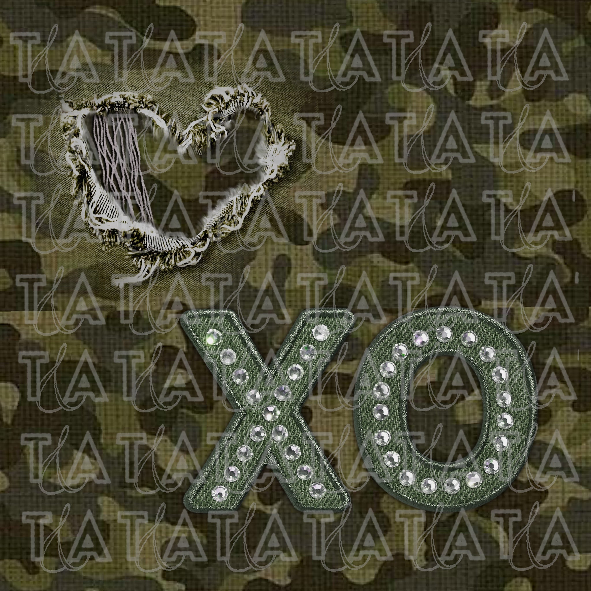 XO Olive Camo Women’s Cargo Pants