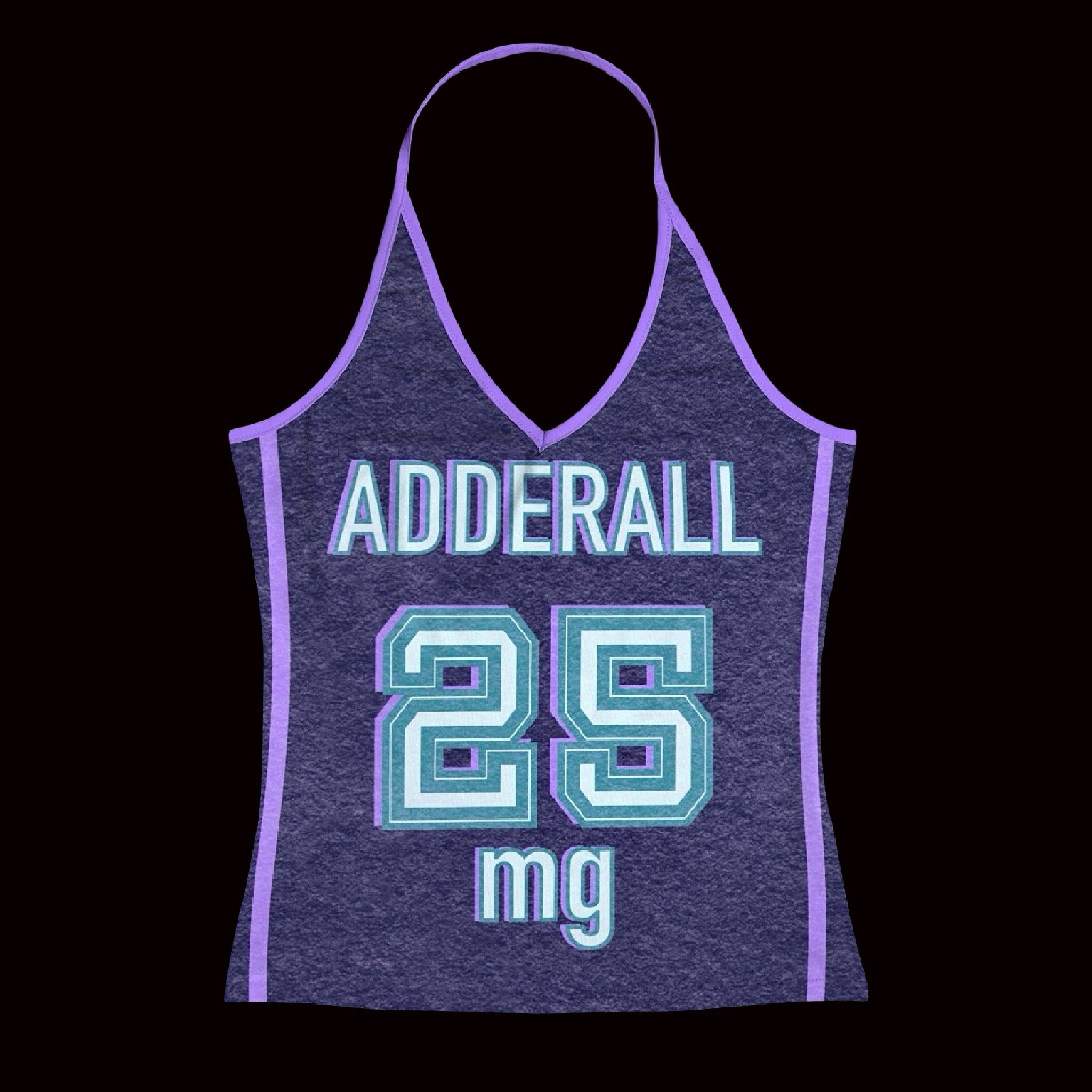 ADDERALL Halter Style Baby Tank