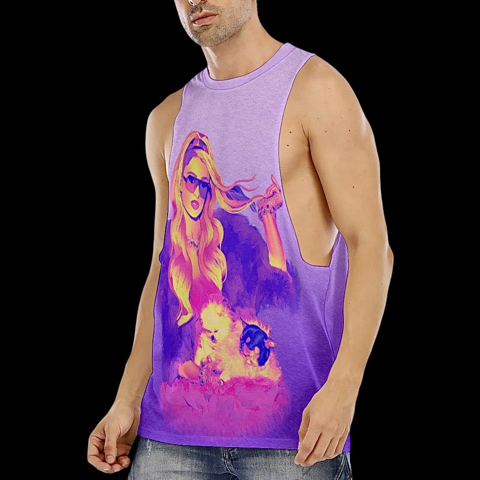 Take Me To Paris Pride O-neck Muscle Tank