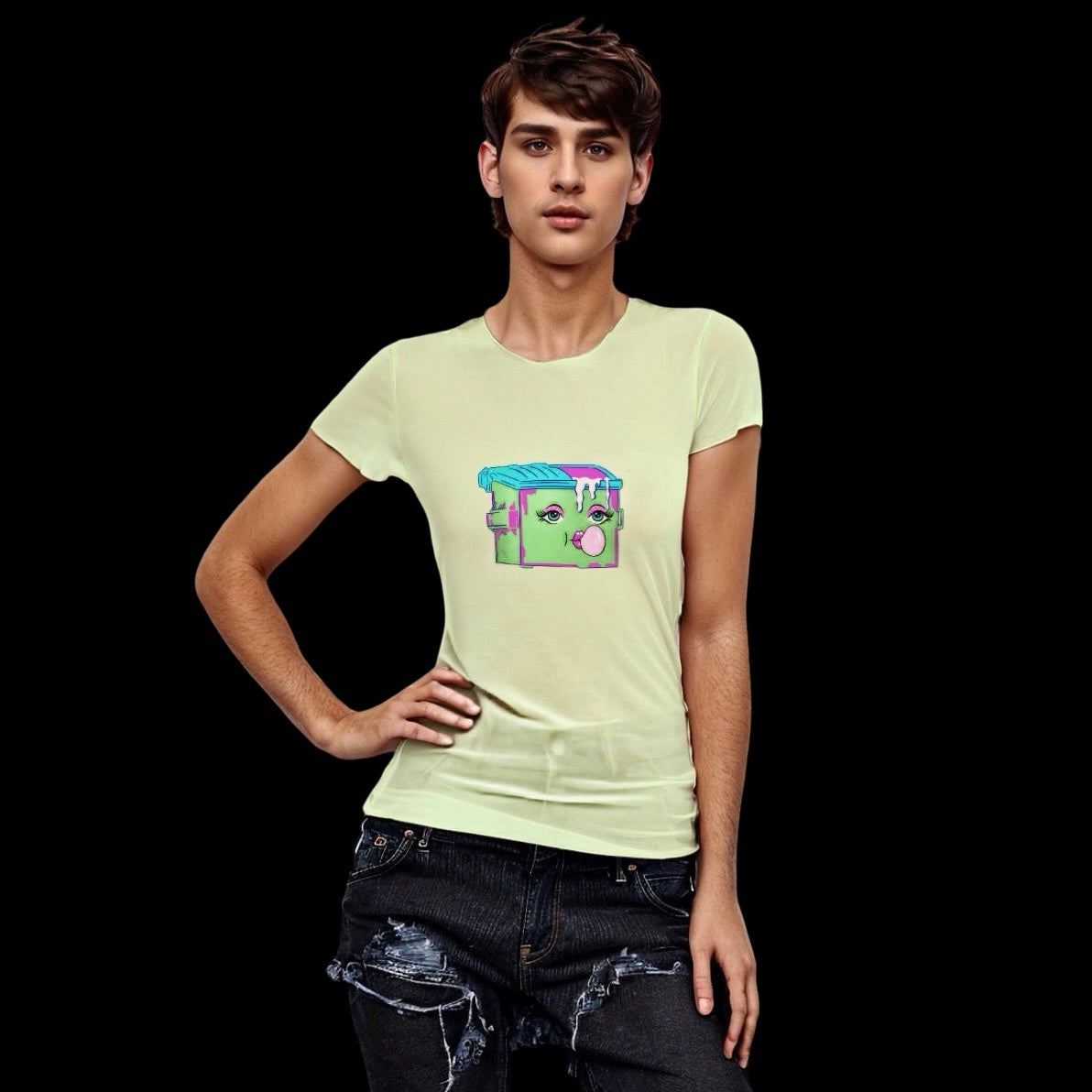Dump Them Sheer Mesh Pride Unisex T-shirt