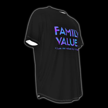 Family Values Oversize Unisex Jersey Knit T-Shirt