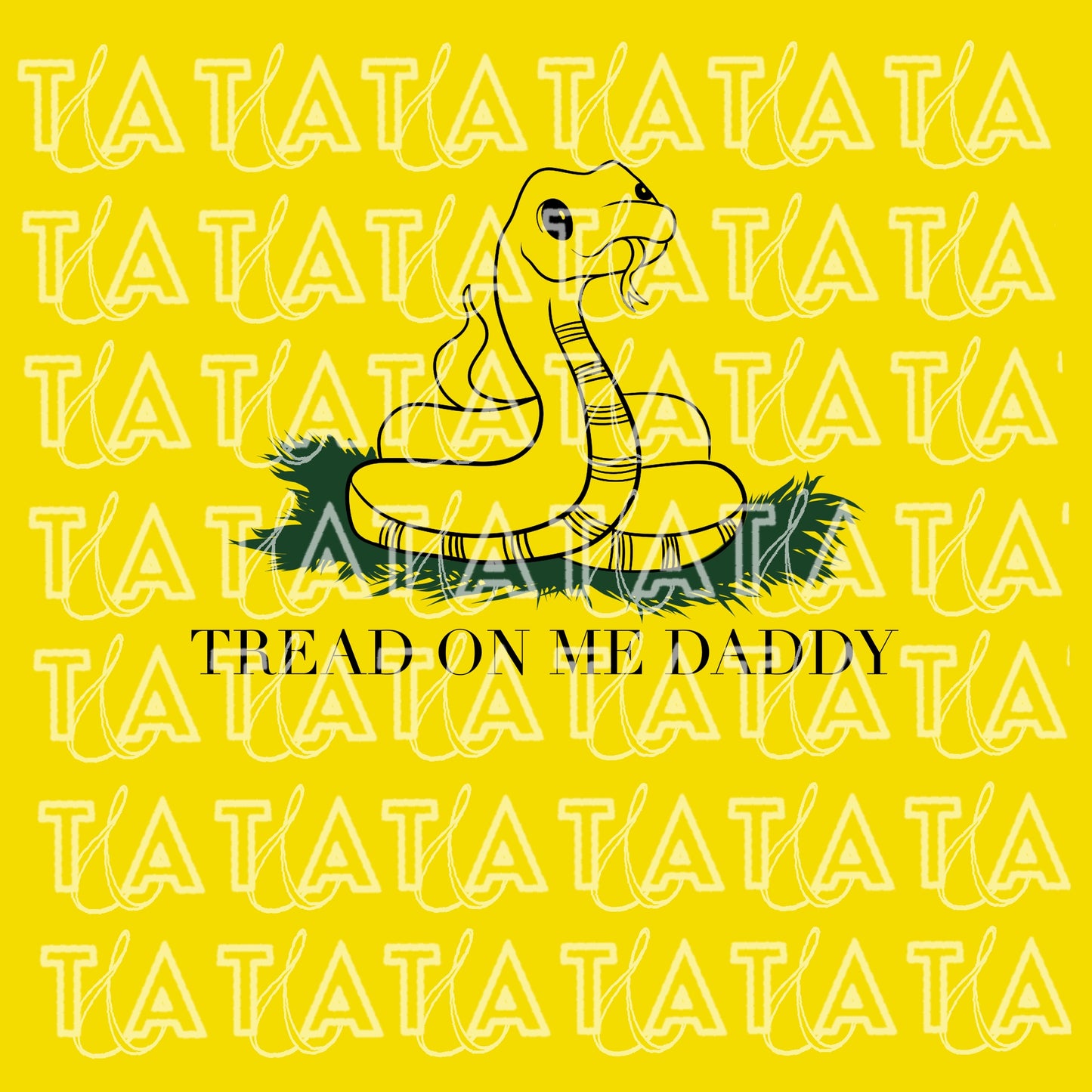 Tread On Me Daddy Raglan Sleeve Crop Baby Tee