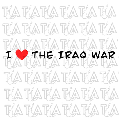 I Love The Iraq War Raglan Sleeve Crop Baby Tee