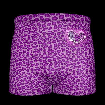 Lovergirl Cheetah Print High Stretch Unisex Boxer Briefs