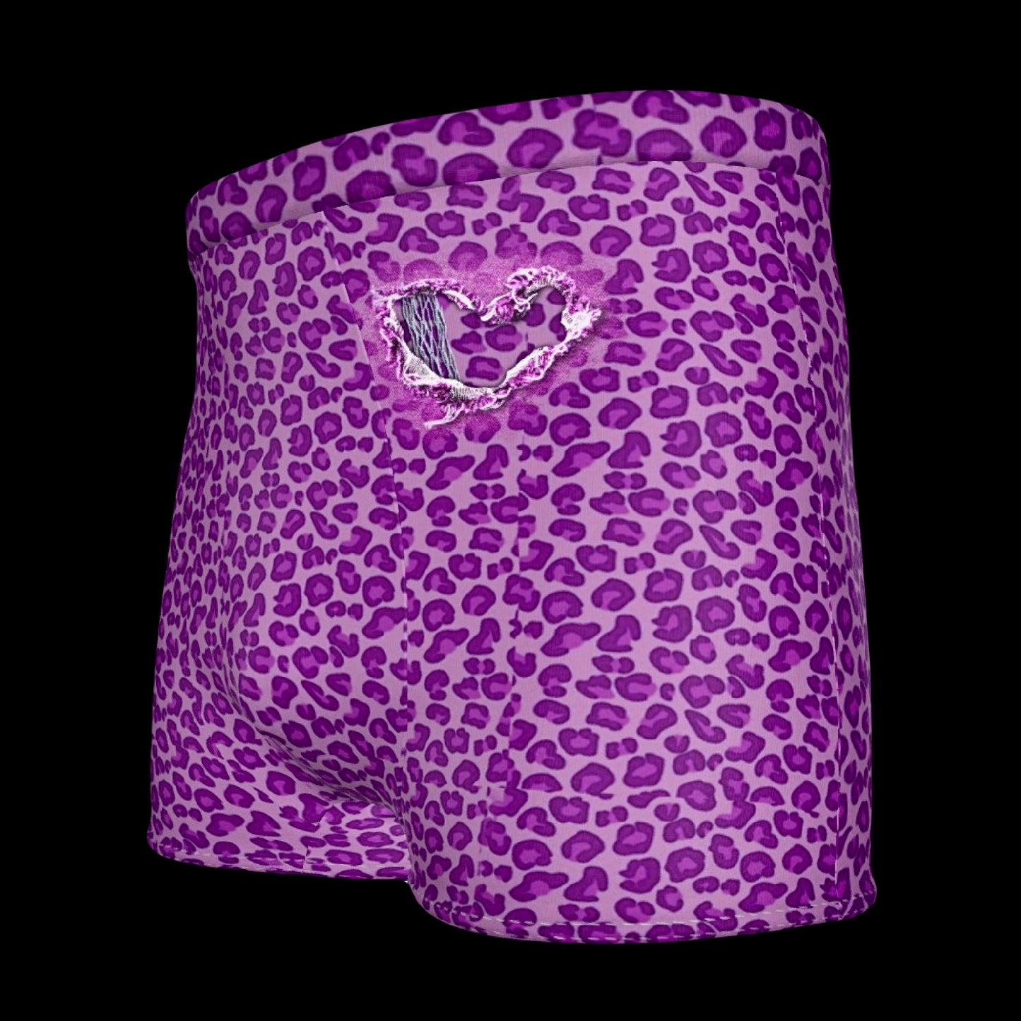 Lovergirl Cheetah Print High Stretch Unisex Boxer Briefs