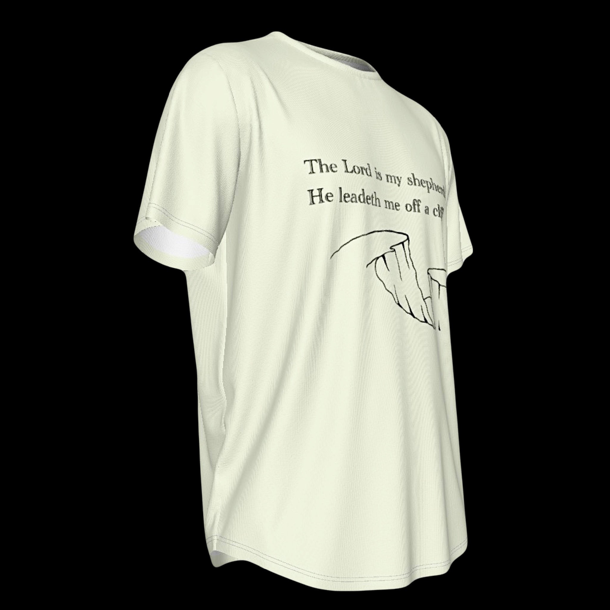 The Lord Is My Shepherd Unisex Oversize Jersey T-Shirt