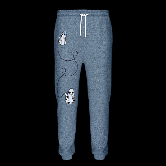 Gone and Ghosted Baggy Fit Tapered Leg Soft Knit Joggers