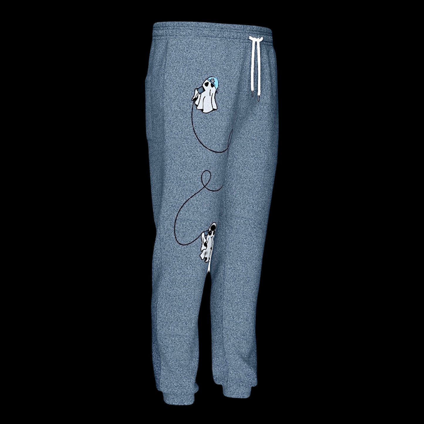 Gone and Ghosted Drawstring Waist Soft Knit Joggers