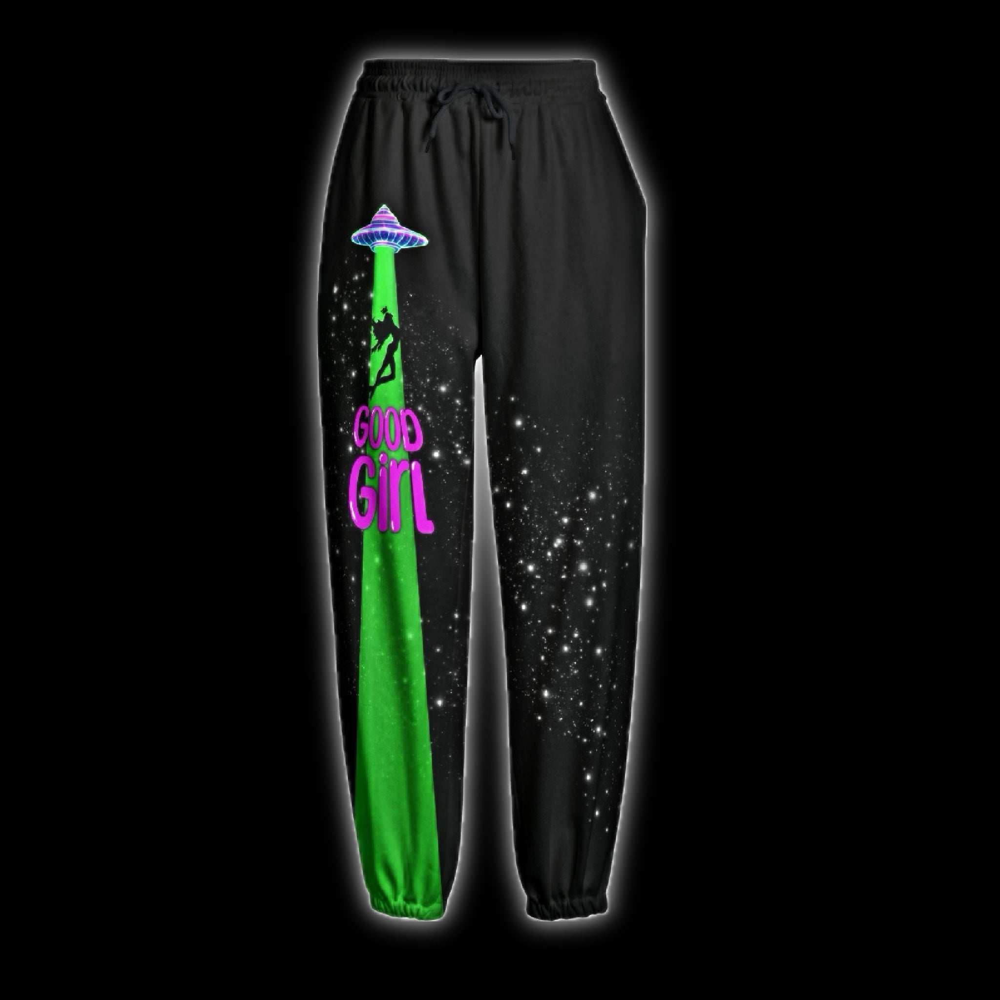 Good Girl Unisex Knitted Fleece Sweatpants