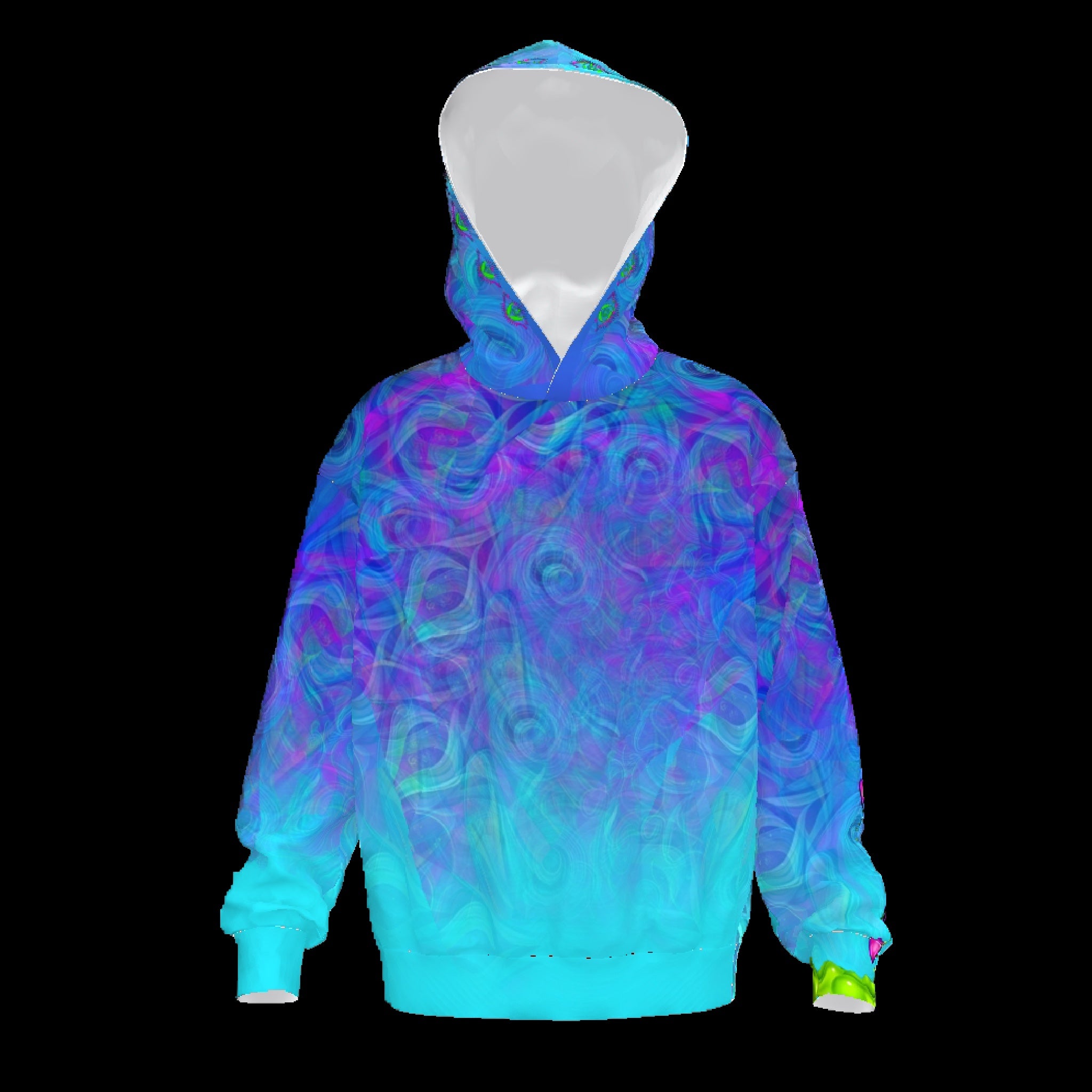 Out Of The Blue Oversize Drop Shoulder Graphic Hoodie