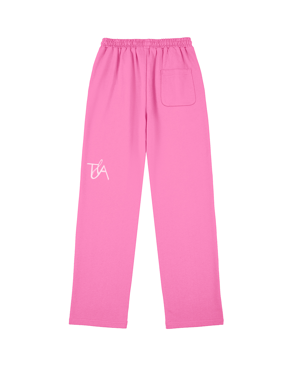 Hey Beautiful Bubblegum Wide Leg Sweatpants