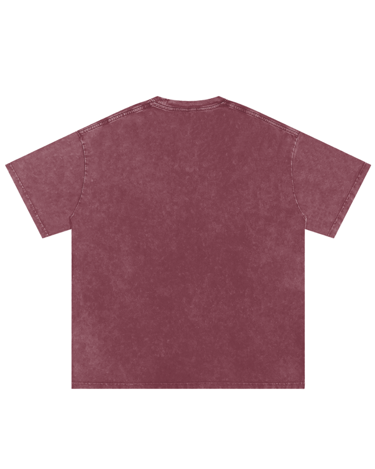 Maroon t-shirt on a white background