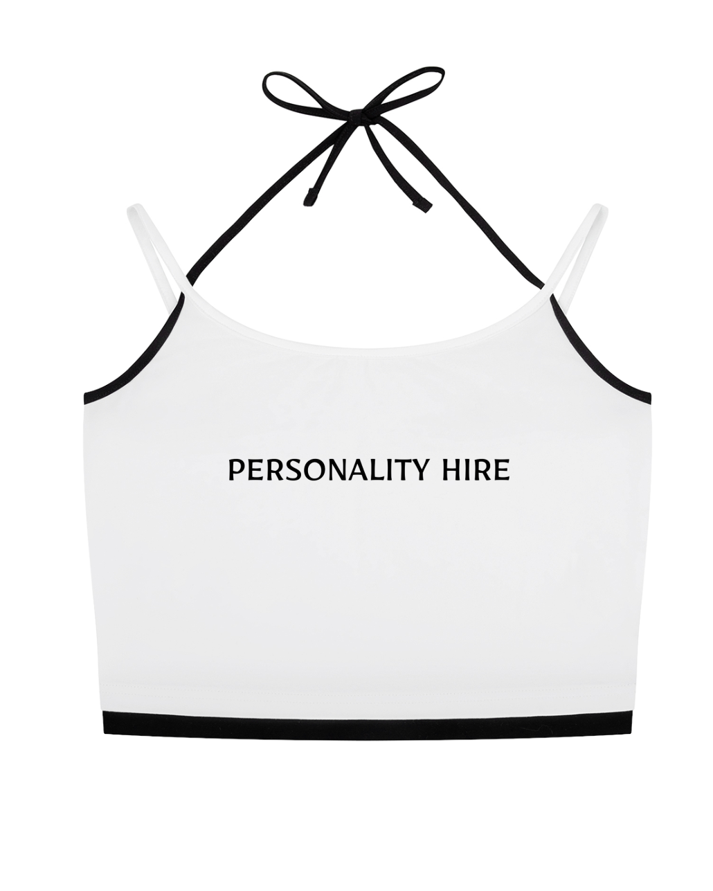 Personality Hire Contrast Halter Top