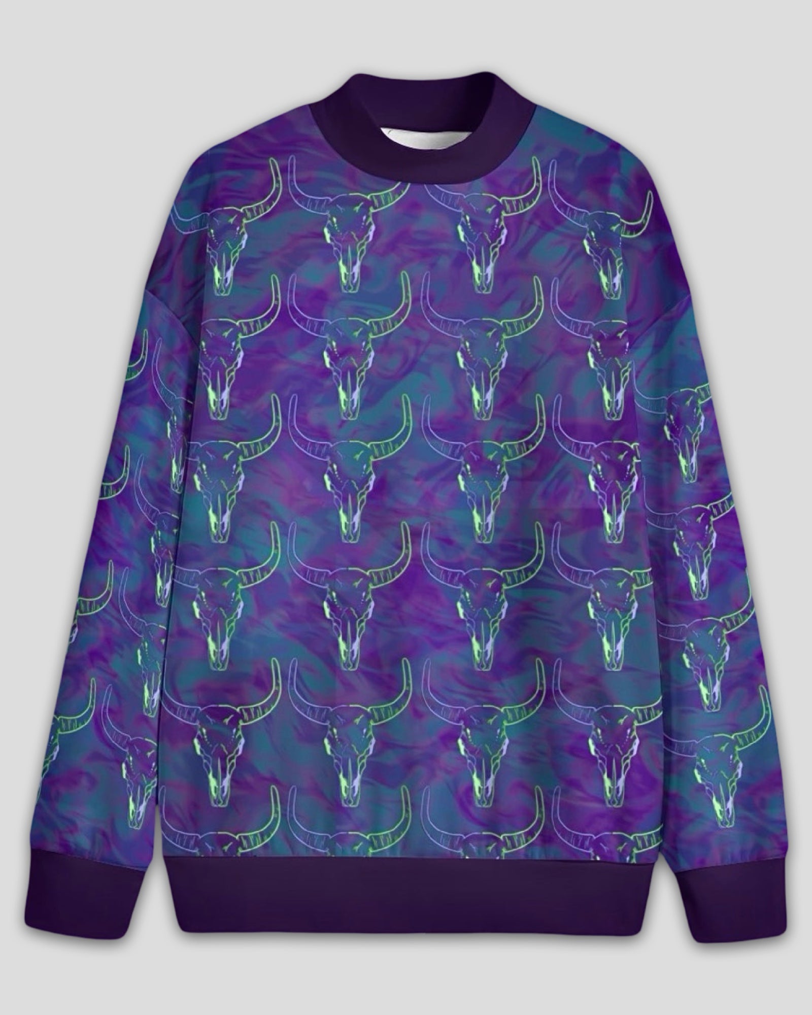 Steer Clear Mid Collar Drop Shoulder Unisex Crew Neck