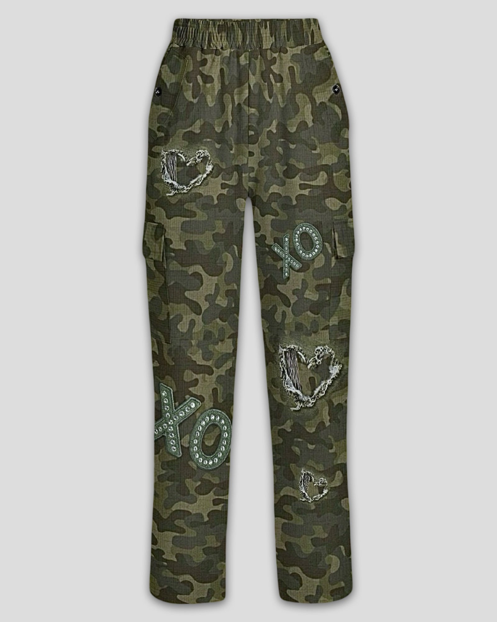 XO Olive Camo Women’s Cargo Pants