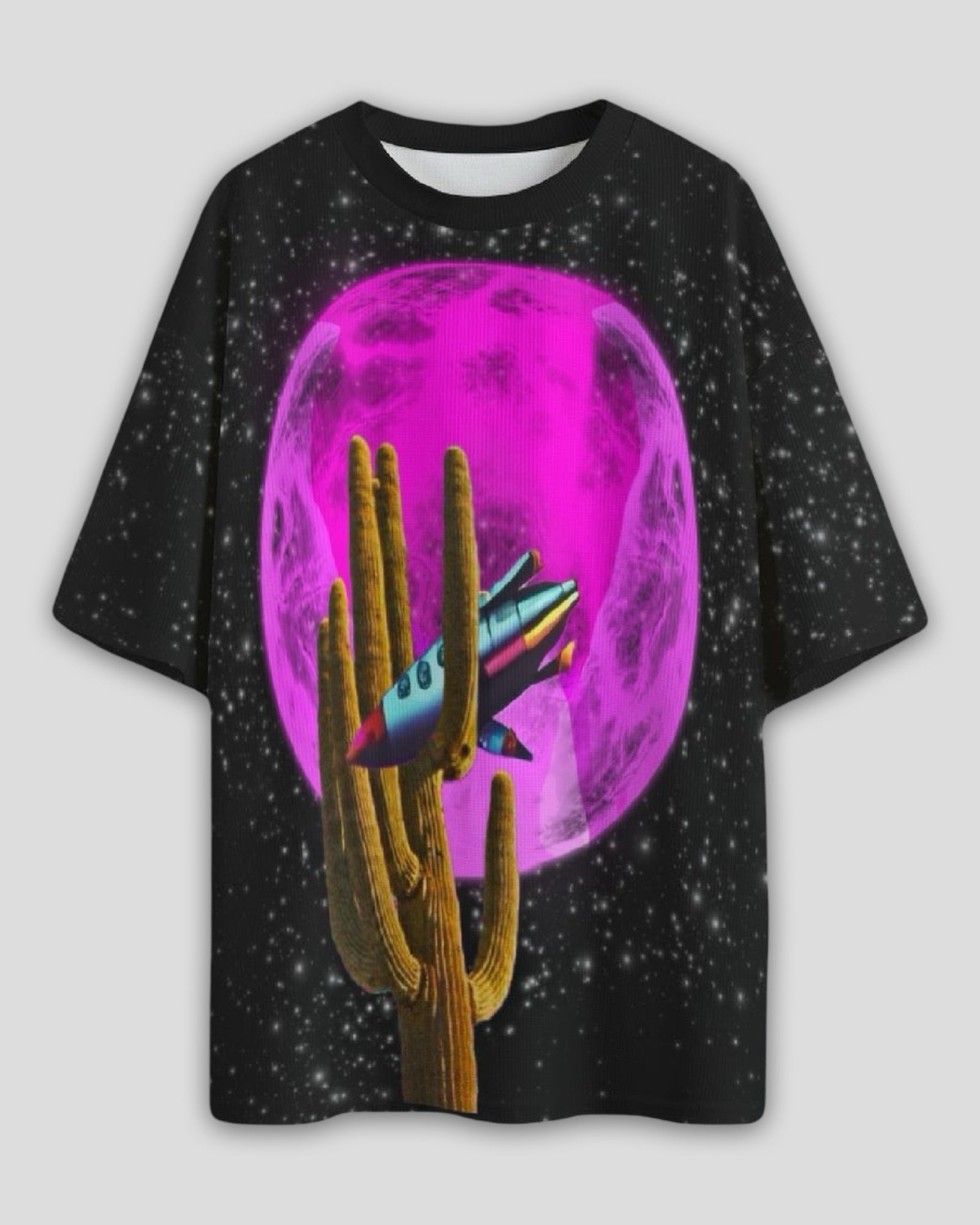 Crash Landing Premium Oversize Unisex Drop Shoulder T-Shirt