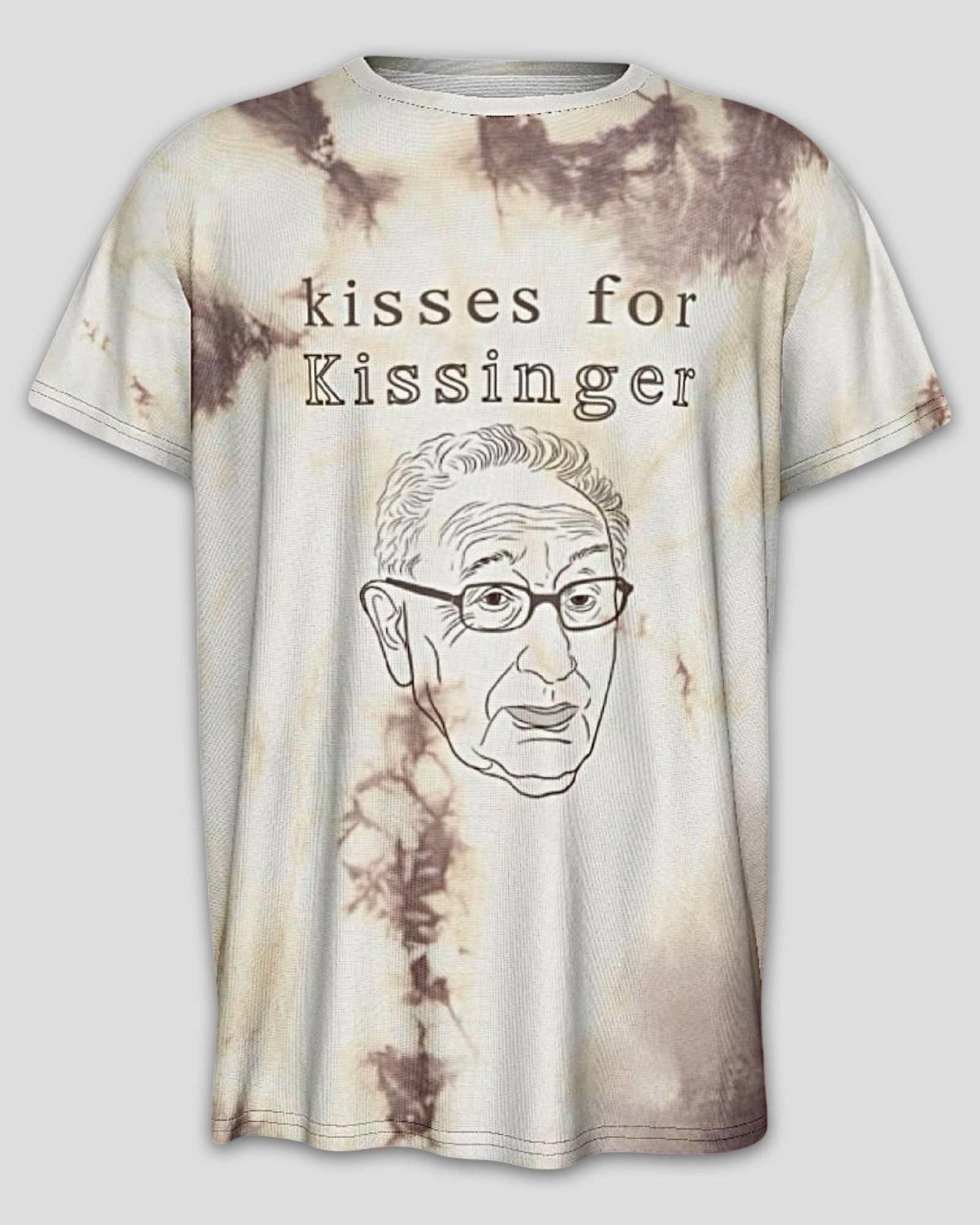 Kisses for Kissinger Round Neck Unisex T Shirt