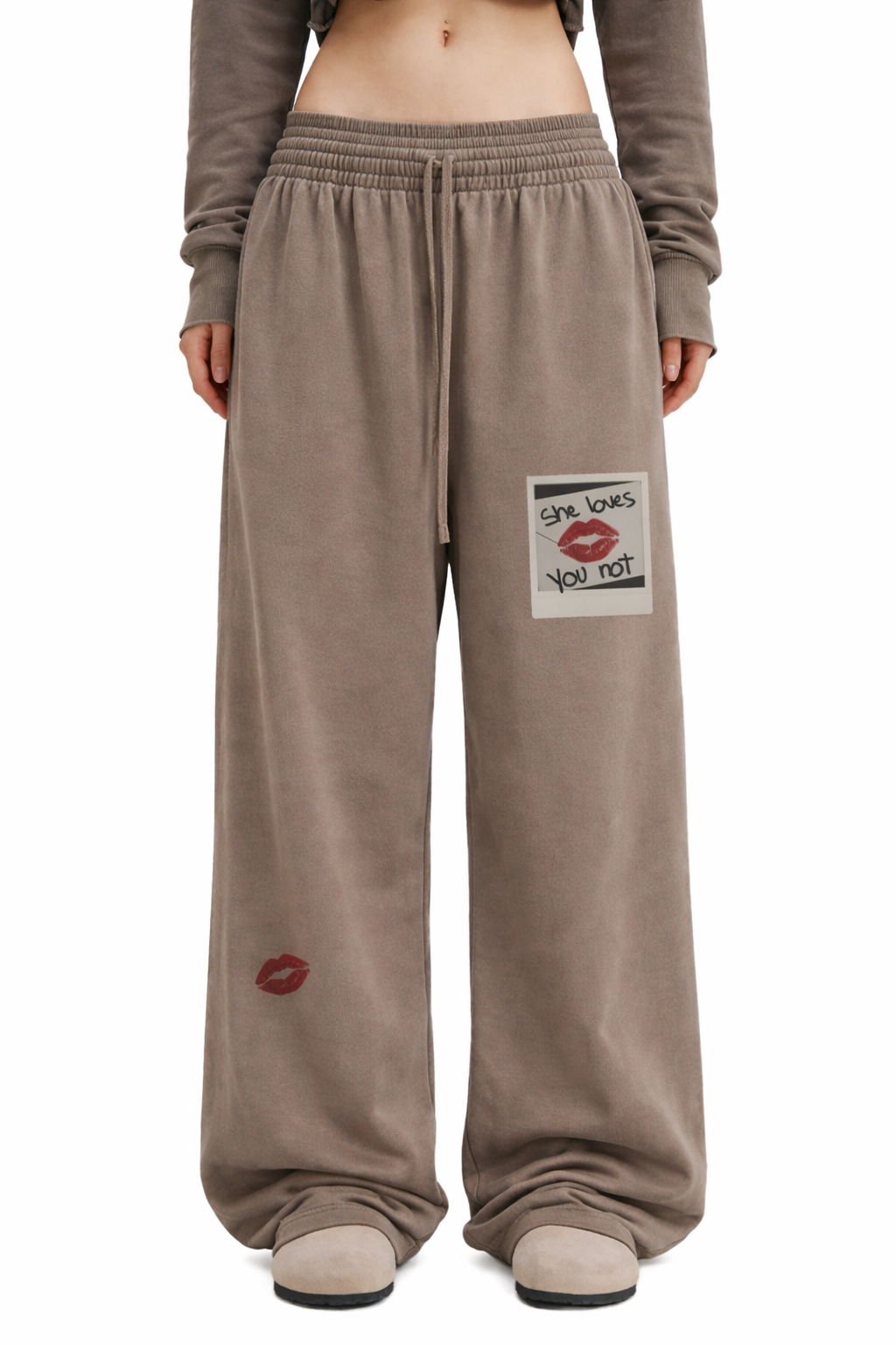 She Loves You Not Cotton Lounge Pants