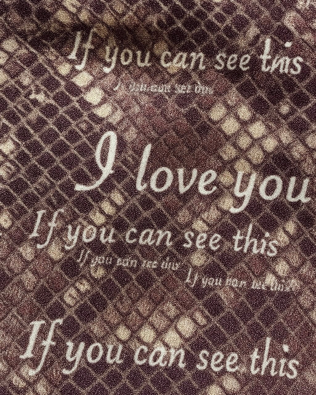 fabric with snakeskin print and subtle 